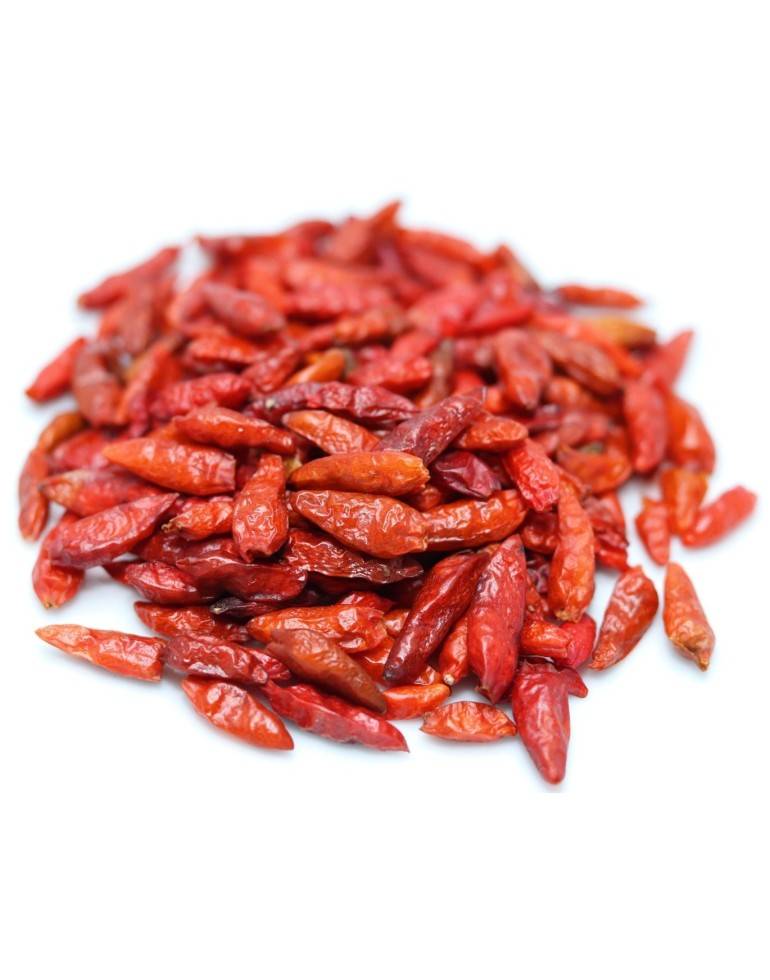 Whole red chili pili pili Madagascar