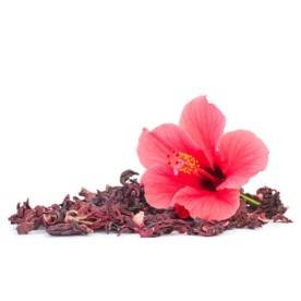 fleurs d'hibiscus séchée