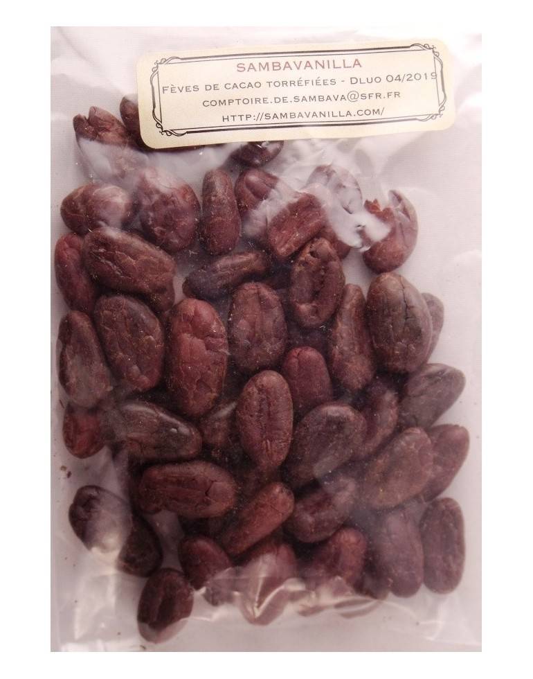 Roasted cocoa beans from Madagascar