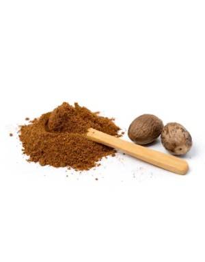 Grounded nutmeg powder