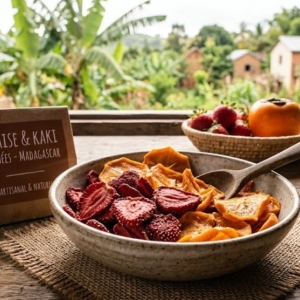 Fruits séchés de Madagascar : Focus sur la fraise et le kaki